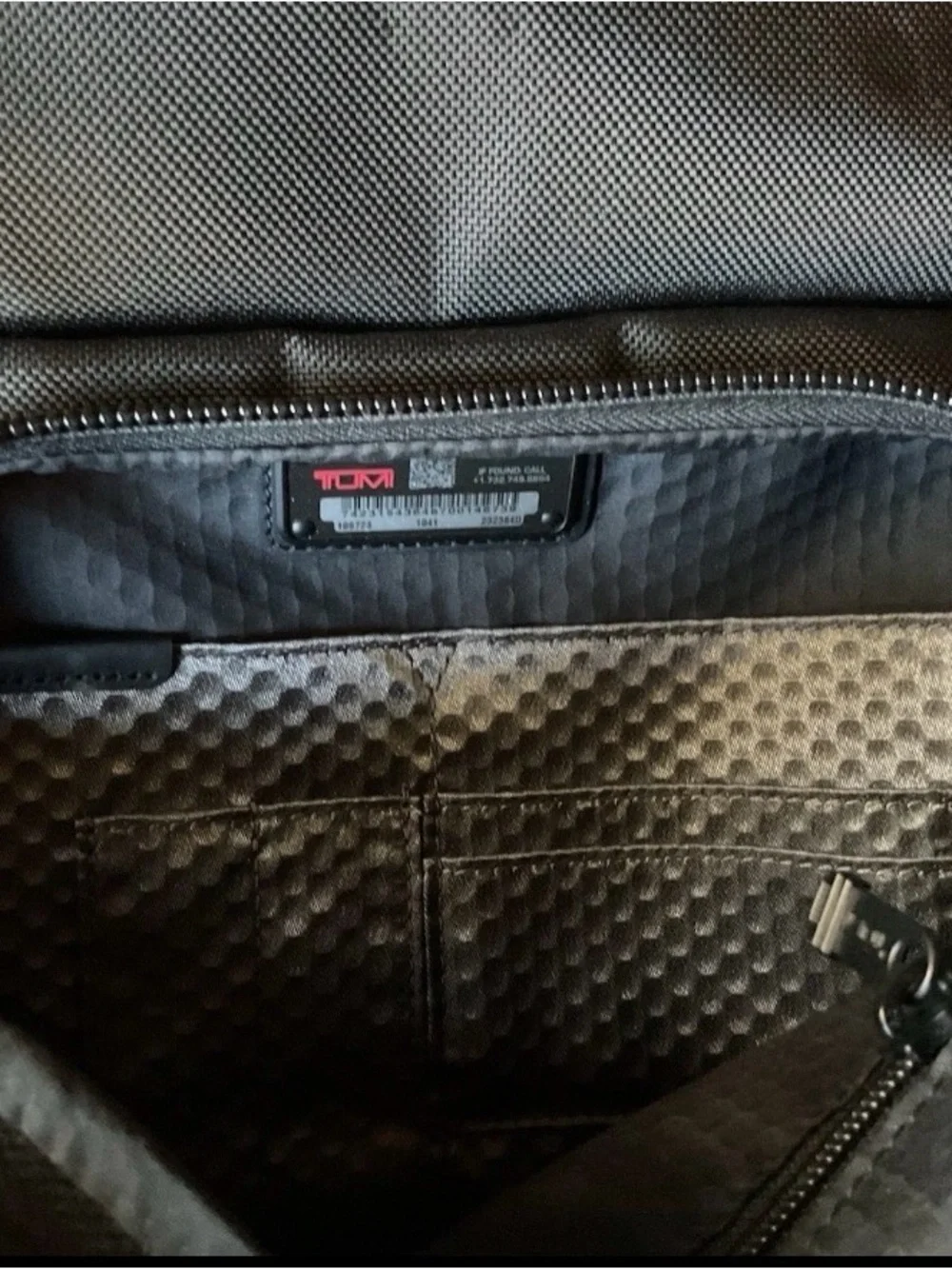 TUMI Alpha Bravo Tyndall Black Utility Carry Backpack Nylon Reg $650